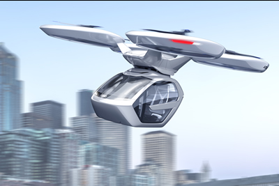 AUDI-ITAL DESIGN-AIRBUS PopUp Next autonomous Urban Shuttle 